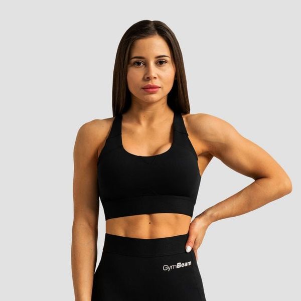 Športová podprsenka Limitless Black - GymBeam, veľkosť L, veľkosť oblečenia L
