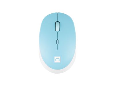 Natec optická myš HARRIER 2/1600 DPI/Kancelárska/Optická/1 600 DPI/Bezdrôtová Bluetooth/Svetlo modrá