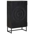 vidaXL Highboard Čierny 55 x 30 x 95 cm