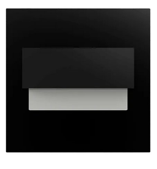 Zapustené schodiskové orientačné svietidlo ORNO TRACO LED OR-OS-6165L6/B 12VDC, 1,5 W, 30 lm, 6000 K, čierna