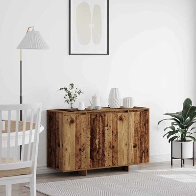 vidaXL Servírovacia skriňa Staré drevo 120 x 41 x 75 cm