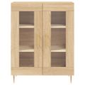 vidaXL Vysoká skrinka dub sonoma 69,5x34x180 cm spracované drevo