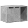 vidaXL Uzavretý box na stelivo, betónový 60x40x40 cm, kompozitné drevo