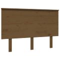 vidaXL Čelo postele medovohnedé 124x6x82,5 cm masívna borovica