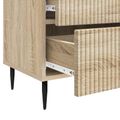 vidaXL Nočný stolík Dub sonoma 62 x 34,5 x 47,5 cm Kompozitné drevo