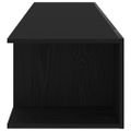 vidaXL TV skrinka 135 x 39 x 30 cm Čierny dub Kompozitné drevo