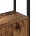 vidaXL Knižnica 6 úrovní 40 x 24 x 161 cm Kompozitné drevo Staré drevo