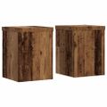 vidaXL Stojany na rastliny 2 ks staré drevo 15x15x20 cm kompoz. drevo