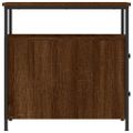 vidaXL Nočné stolíky 2 ks hnedý dub 30x60x60 cm kompozitné drevo