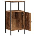 vidaXL Nočné stolíky 2 ks staré drevo 41x31x80 cm kompozitné drevo
