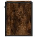 vidaXL Nástenné nočné stolíky 2 ks dymový dub 40x31x39,5 cm