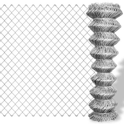 vidaXL Drôtené pletivo, pozinkovaná oceľ 15x1 m, strieborné