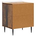 vidaXL Nočný stolík Staré drevo 43 x 34,5 x 52 cm Kompozitné drevo