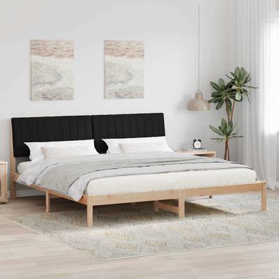 vidaXL Rám postele Hnedá 200 x 200 cm Masívne borovicové drevo