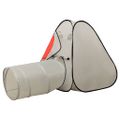 vidaXL Detský stan v tvare slona s 250 guľôčkami sivý 174x86x101 cm