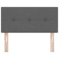 vidaXL Výškovo nastaviteľný čelový panel Tmavo šedá 80 cm látka