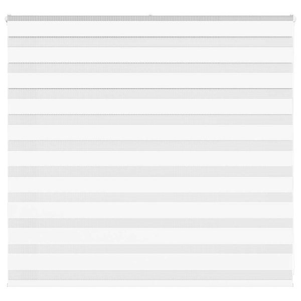 vidaXL Zebra roleta biela 160x100 cm šírka látky 155,9cm polyester