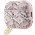 Puzdro Guess pre AirPods Pro 2 GUAP2PGCE4CP ružové Gcube Classic Gold Logo W/Charm