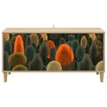 vidaXL TV skrinka ZAANDAM 102 x 33 x 50 cm Sonoma Kompozitné drevo