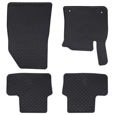 vidaXL Autokoberec 4 pcs Čierny vhodné pre CAPTUR 2020- Guma