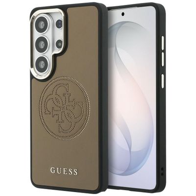Puzdro Guess Perforated Logo MagSafe pre Samsung Galaxy S26 Ultra hnedá