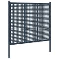 vidaXL Záhradný plot z ocele 178x200 cm antracitový