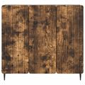 vidaXL Servírovacia skriňa Dymový dub 89 x 34,5 x 82 cm
