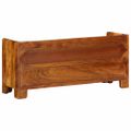 vidaXL Lavička na topánky so zásuvkou Medová hnedá 100 x 35 x 45 cm