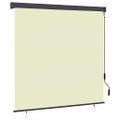 vidaXL Vonkajšia zatemňovacia roleta 170x250 cm krémová