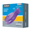 Latexová posilovací guma REBEL RBA-3000-4 Power Band PL-4 20-45 kg Fialová