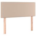 vidaXL Boxspring posteľ+matrac, kapučínová 120x190cm, umelá koža