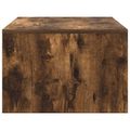 vidaXL Nástenný stôl Dymová dub Kompozitné drevo 80 x 45 x 30 cm