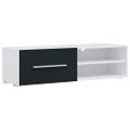 vidaXL 5-dielne TV skrinky s LED osvetlením, matné indigo, imitácia dreva