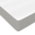 vidaXL Matrac s taštičkovými pružinami stredná tvrdosť svetlosivý 100x203x20cm dvojlôžko XL