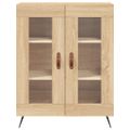 vidaXL Vysoká skrinka dub sonoma 69,5x34x180 cm spracované drevo