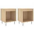 vidaXL Nočné stolíky 2 ks dub sonoma 40x35x50 cm kompozitné drevo