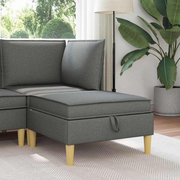 vidaXL Sofa s úložným priestorom Látka