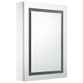 vidaXL LED kúpeľňová zrkadlová skrinka 50x13x70 cm