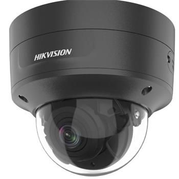Hikvision 4MPix IP Dome AcuSense kamera; IR 40m, Audio, Alarm, IK10, čierna
