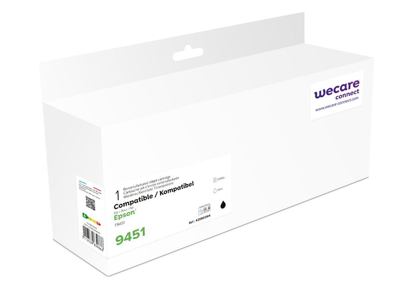 WECARE ARMOR ink kompatibilný s Epson C13T945140, čierna/black