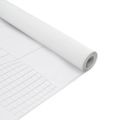 vidaXL Okenné fólie matné biele PVC