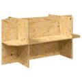 vidaXL Základňa terária Hnedá 100 x 50 x 50 cm OSB