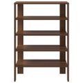 vidaXL Regál na topánky hnedý dub 61x32x87,5 cm spracované drevo