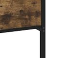 vidaXL Posteľný rám bez matraca dymový dub 90x190 cm kompozitné drevo
