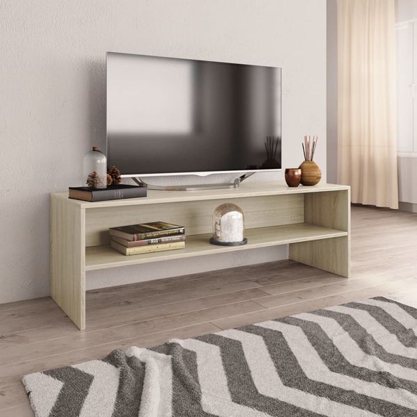 vidaXL TV skrinka, dub sonoma 120x40x40 cm, kompozitné drevo