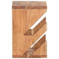 vidaXL Nástenný držiak na skateboard 25x20x30 cm masívne akáciové drevo