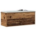 vidaXL Úložná krabica Staré drevo 90 x 35 x 35 cm Kompozitné drevo