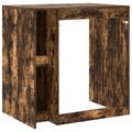vidaXL Kabinet na práčku Dymová dub 87 x 60 x 89 cm Kompozitné drevo