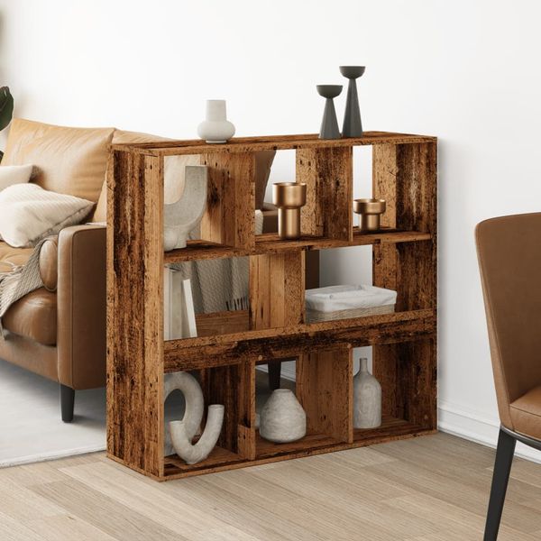 vidaXL Deliaca stena staré drevo 100x33x94,5 cm kompozitné drevo