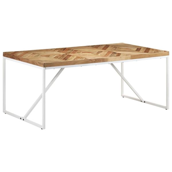 vidaXL Jedálenský stôl 180x90x76 cm akáciový a mangovníkový masív
